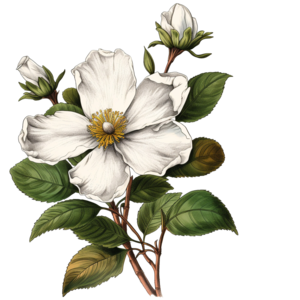 Georgia state flower - Cherokee Rose